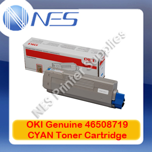 OKI Genuine 46508719 CYAN Toner Cartridge for C332dn/MC363dn (3K Pages)